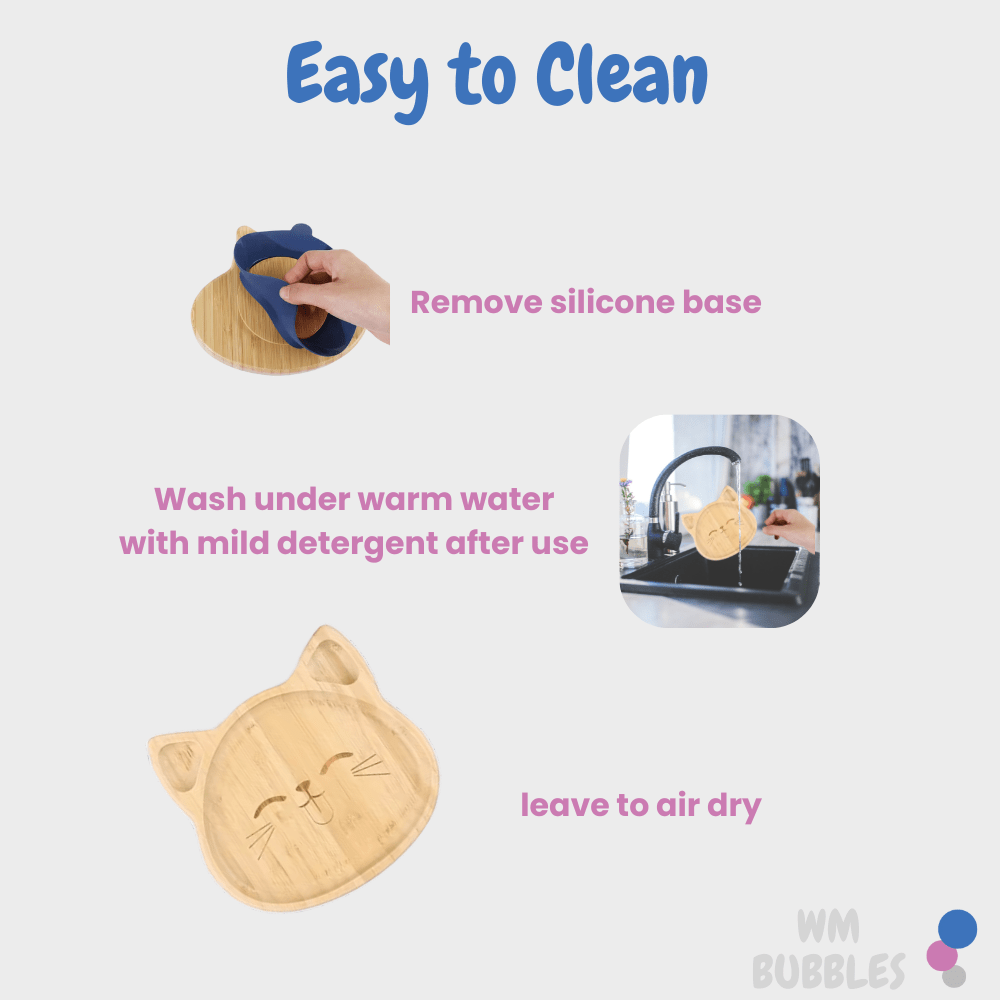 Cat Bamboo Weaning Set - WM BUBBLES