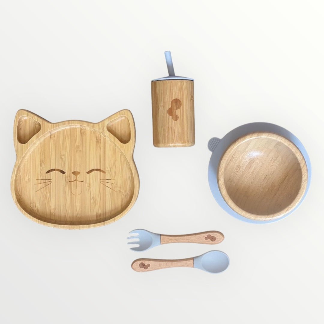 Cat Bamboo Weaning Set - WM BUBBLES