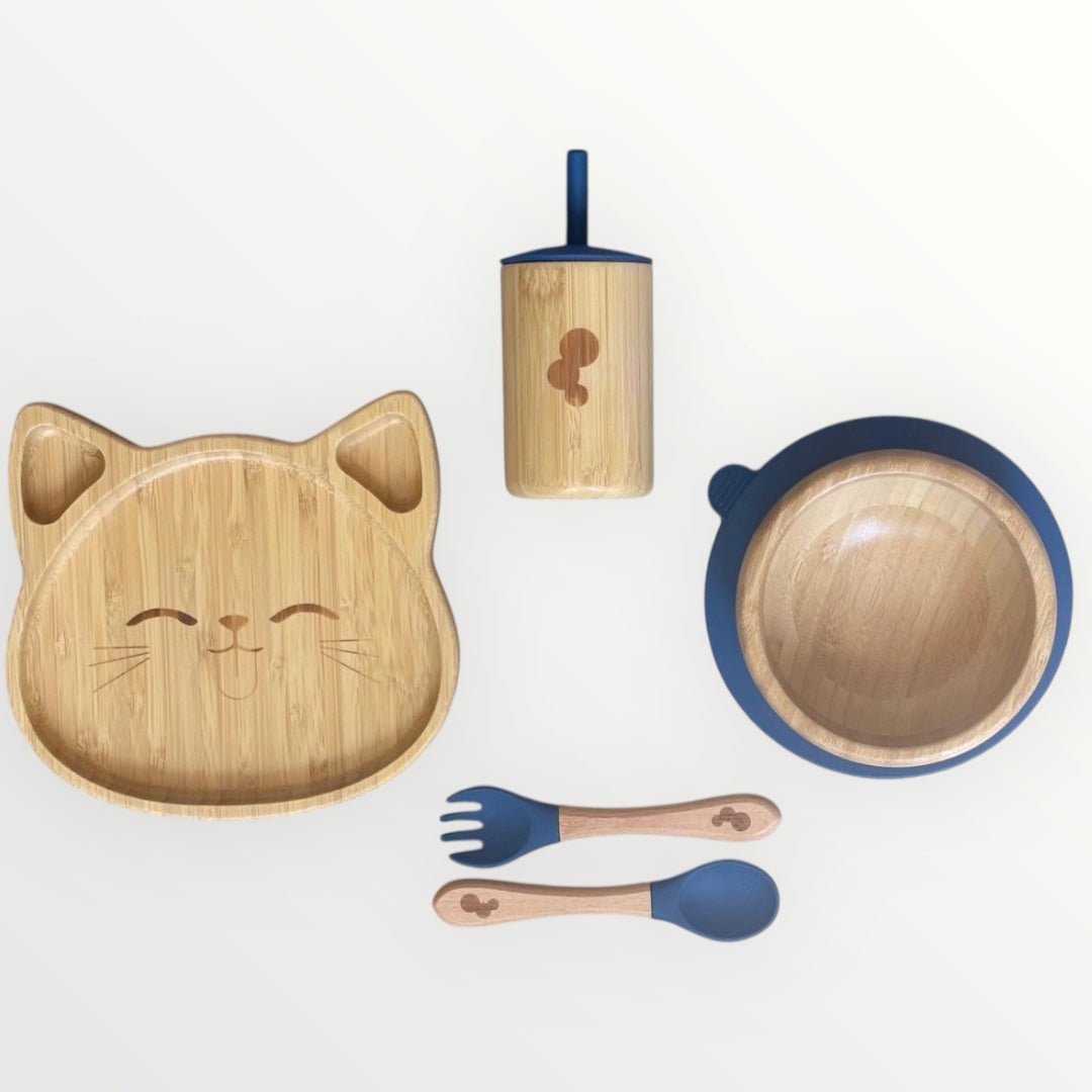 Cat Bamboo Weaning Set - WM BUBBLES