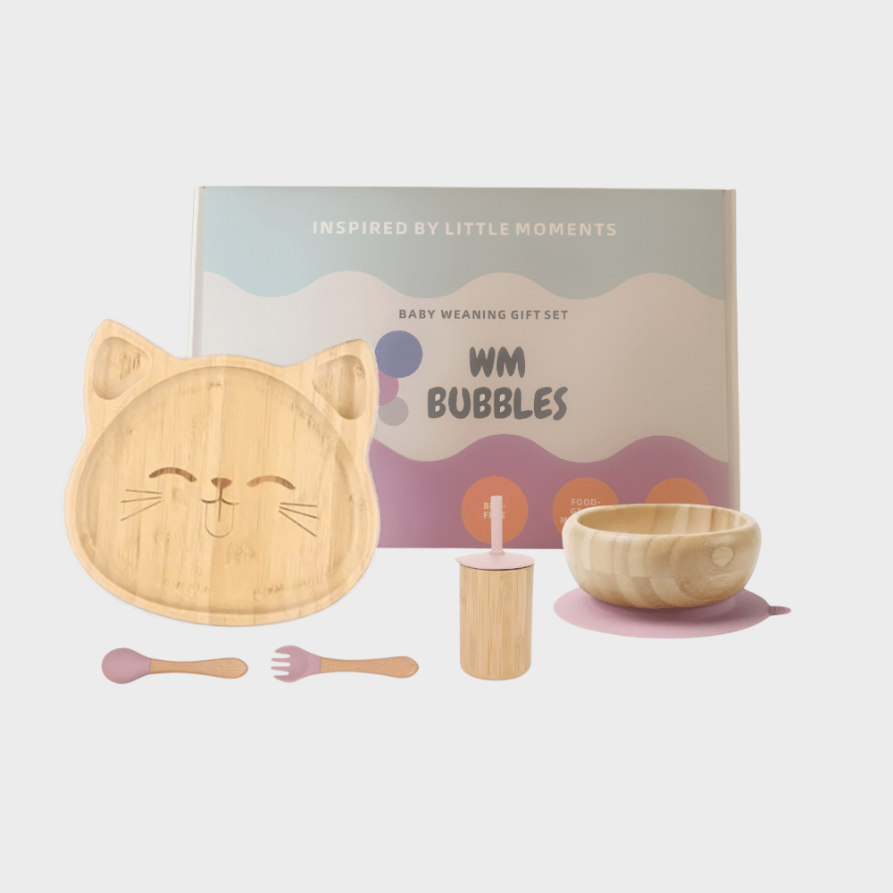 Cat Bamboo Weaning Set - WM BUBBLES
