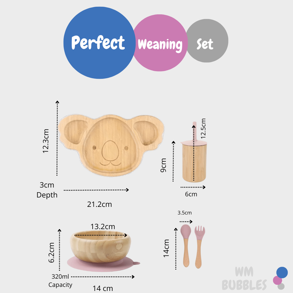 Koala Bamboo Weaning Set - WM BUBBLES