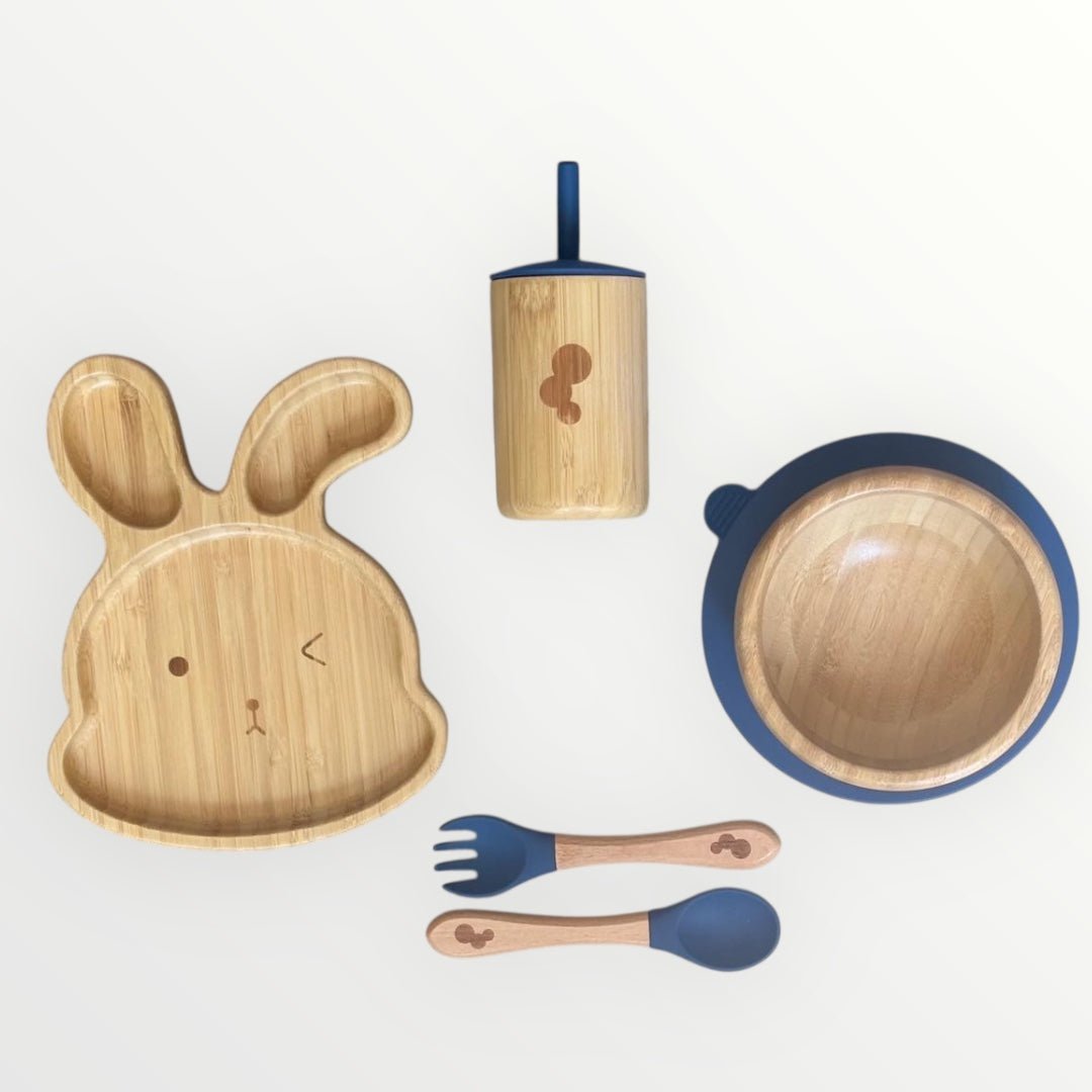 Rabbit Bamboo Baby Weaning Set - WM BUBBLES