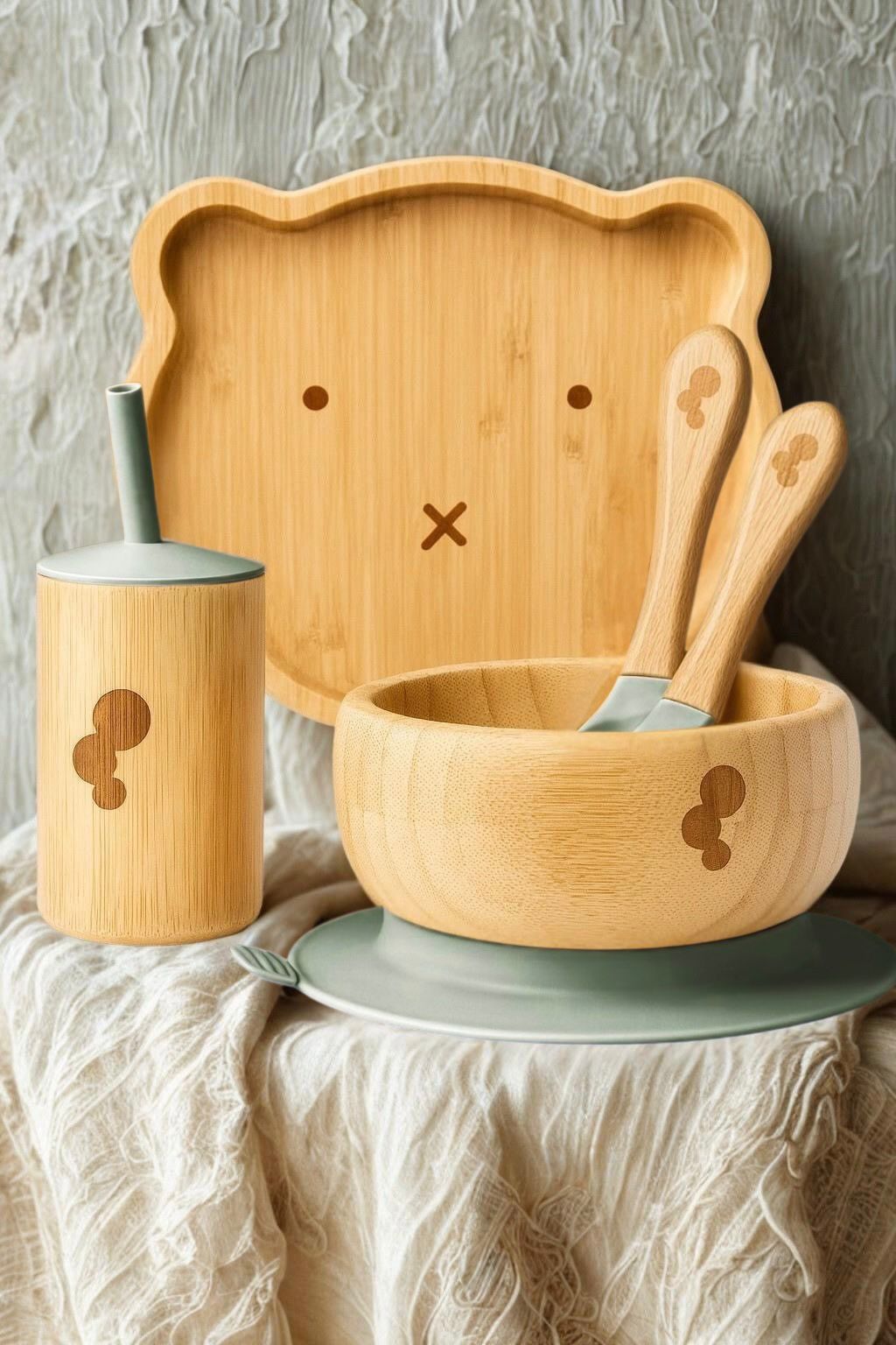 Bear Bamboo Set - WM BUBBLES