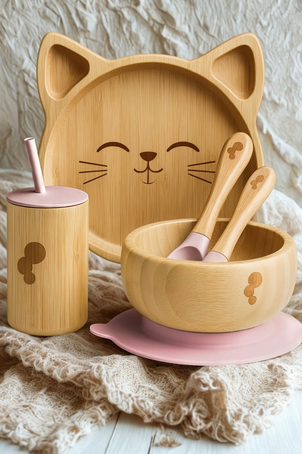 Cat Bamboo Set - WM BUBBLES