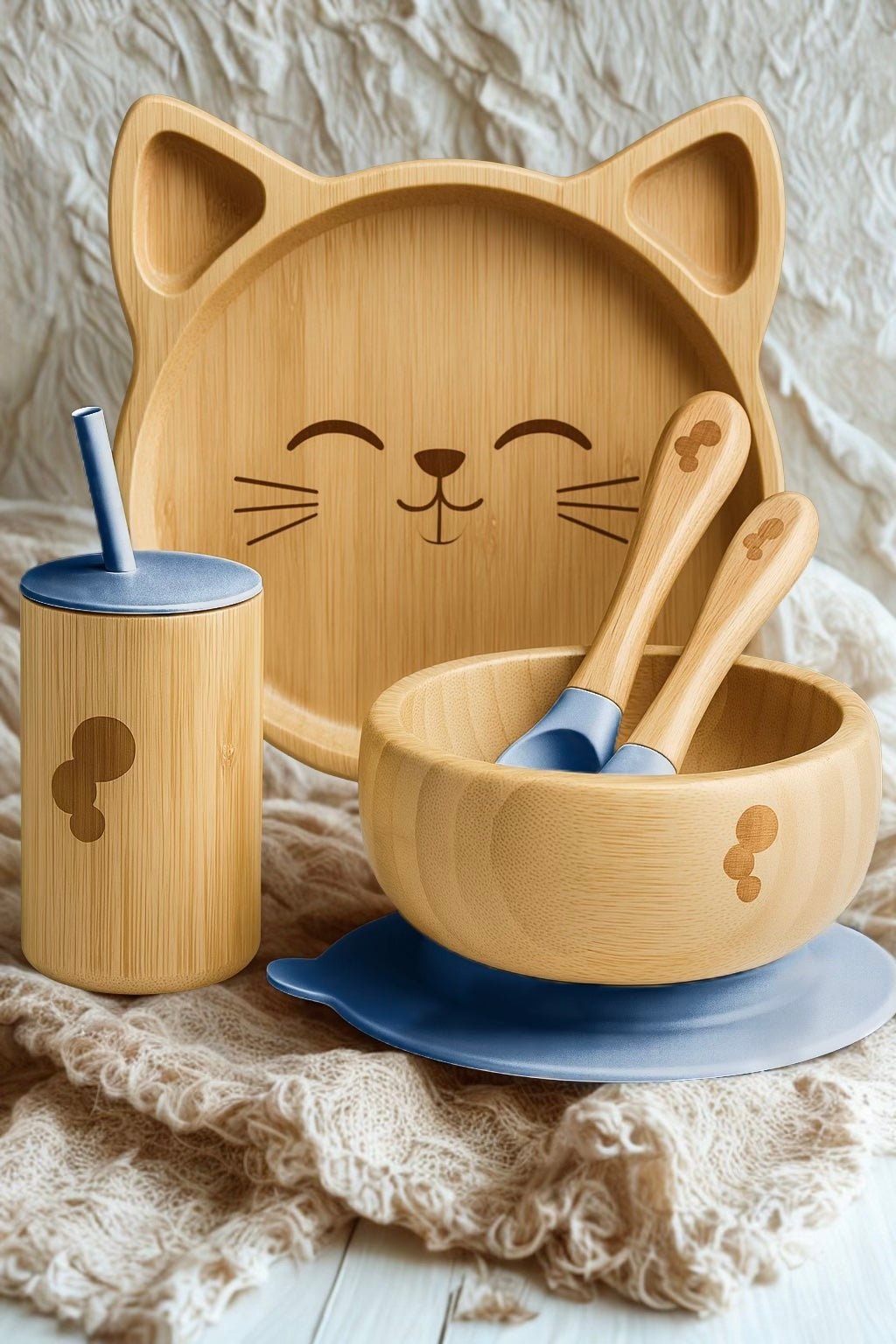 Cat Bamboo Set - WM BUBBLES