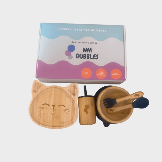 Cat Bamboo Weaning Set - WM BUBBLES