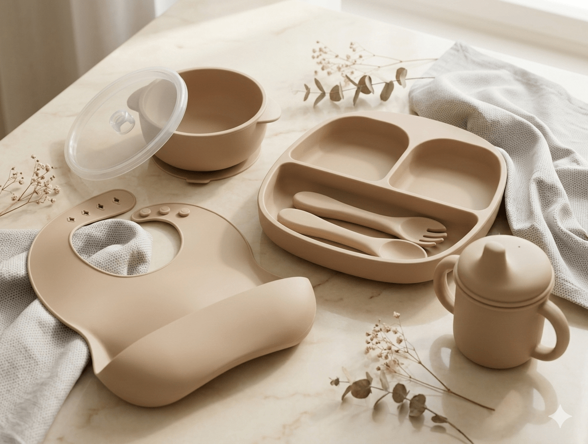 Latte Silicone Set - Spring Drop - WM BUBBLES