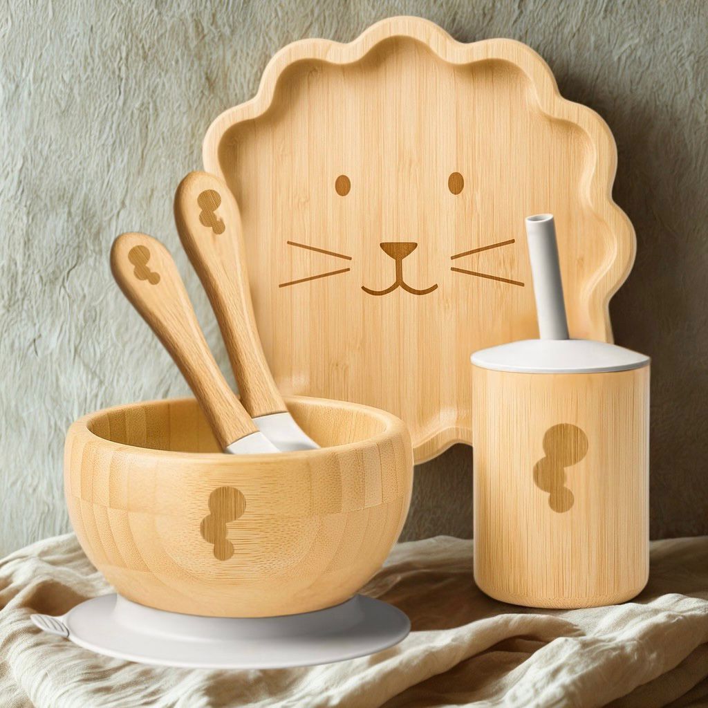 Lion Bamboo Set - WM BUBBLES