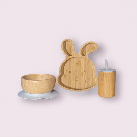 Rabbit Bamboo Baby Weaning Set - WM BUBBLES